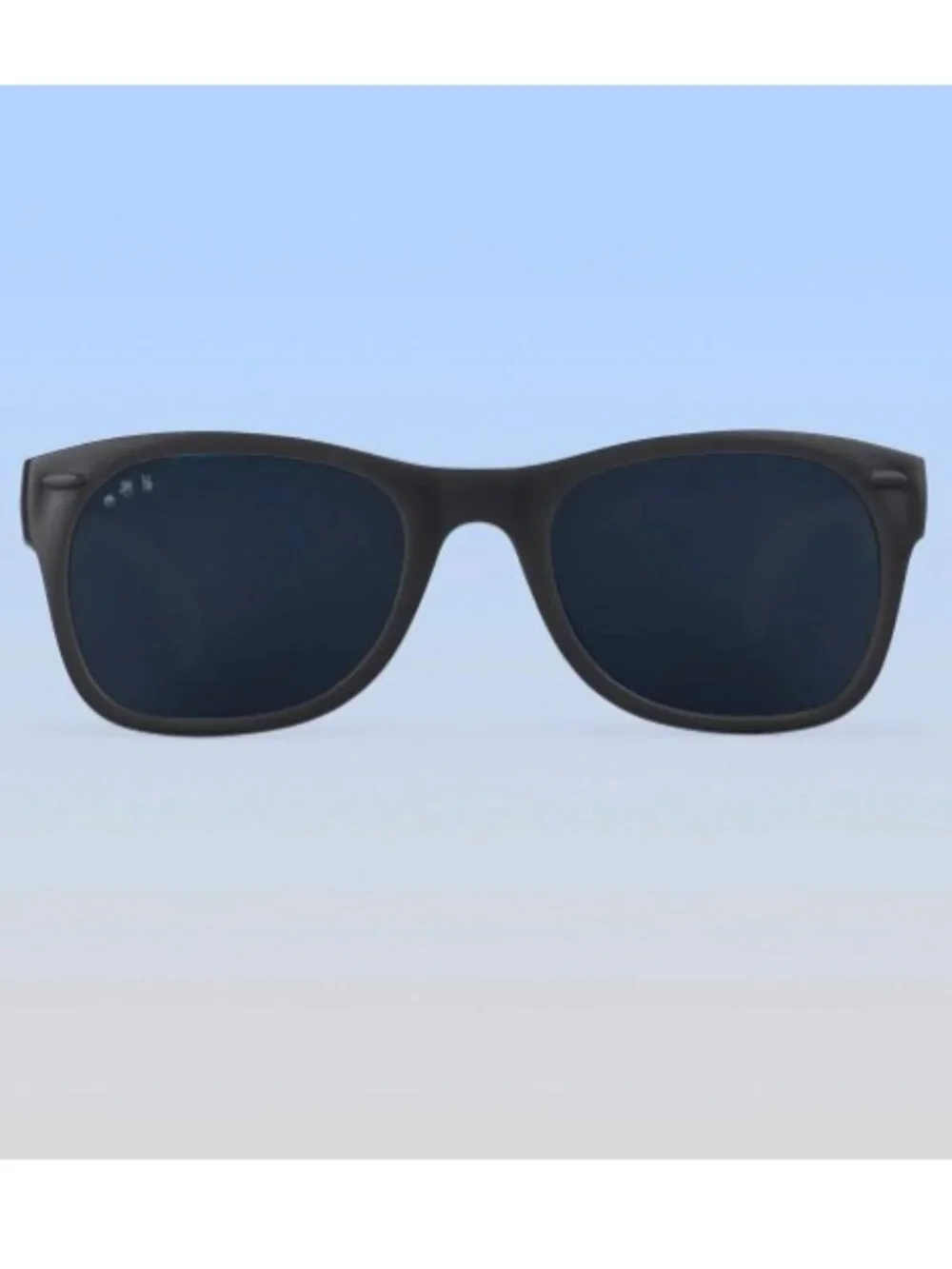 Roshambo Bueller Baby Shades with Black Frames and Grey Lenses, size 0-2